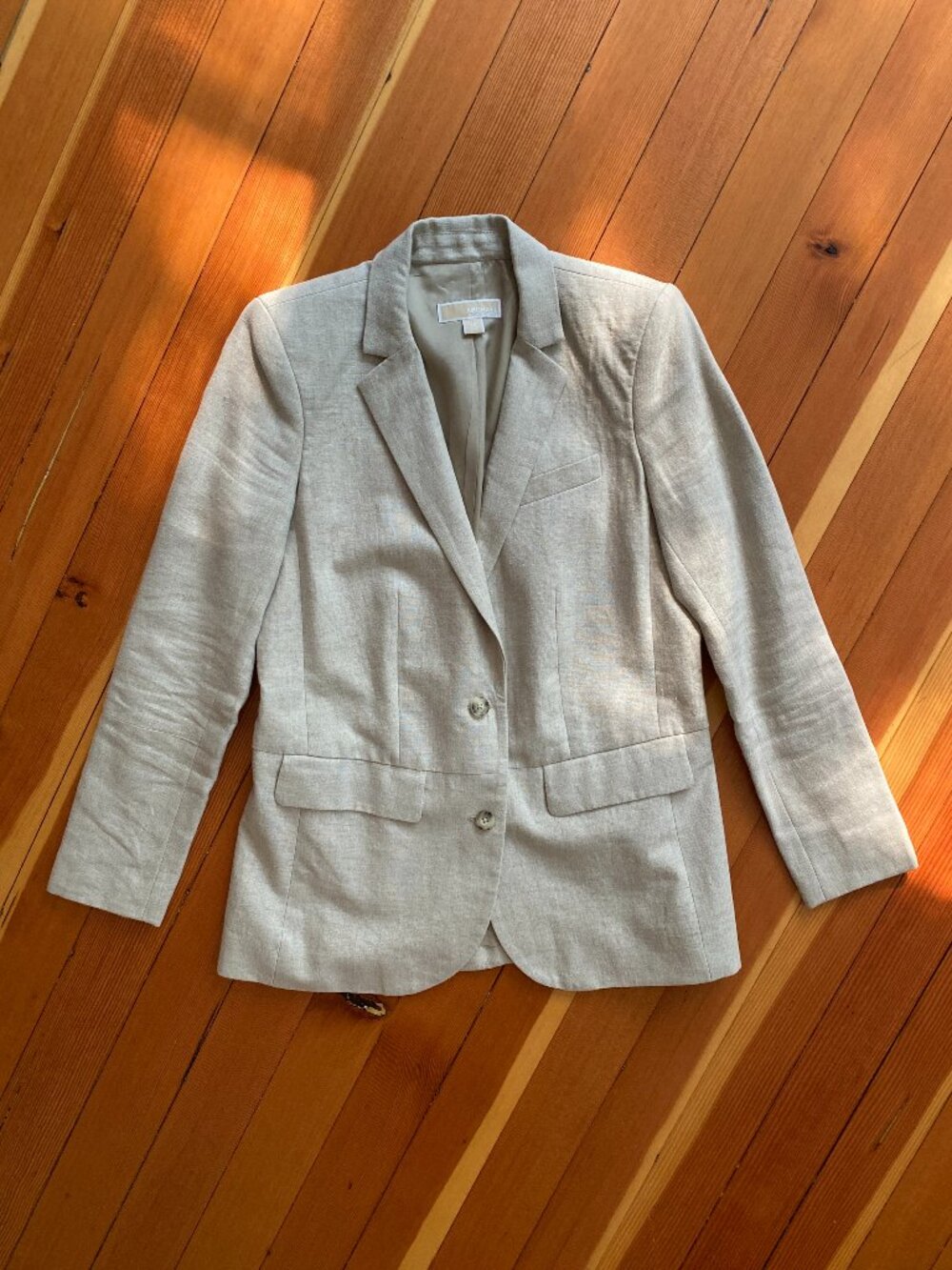 Michael Kors Oversized Linen Blazer - Size 10 / Medium